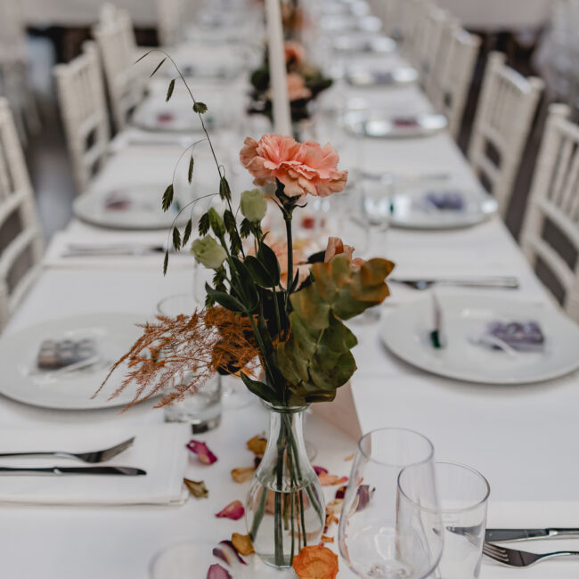 Hochzeitsplanerin Beruf Tisch Dekoration